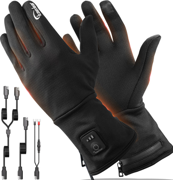 Kaedear サーモライナー12V 電熱インナーグローブ｜速暖・3段階温度