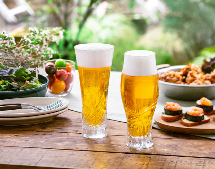 ビアグラス＜縁＞ | カガミクリスタル