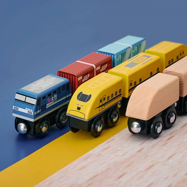 木製トレイン わくわく3点セット moku TRAIN(モクトレイン)の通販情報