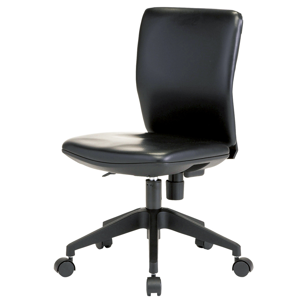 ビジネスチェアFST55 ビニールレザー 幅395 奥行525 高さ780-860 FI