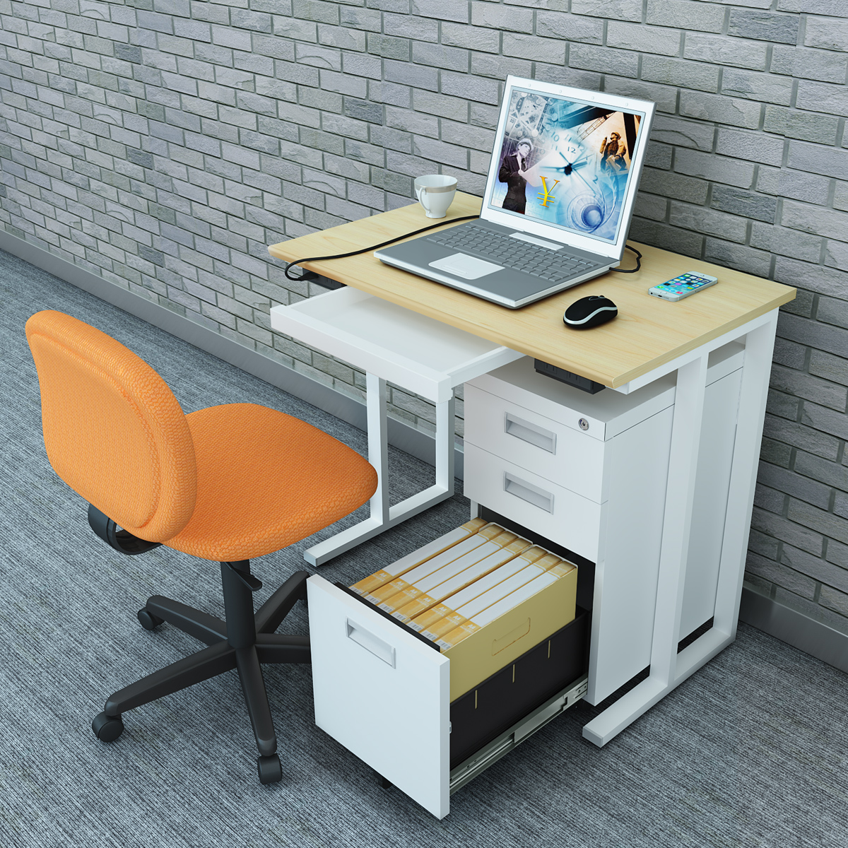 タイニーデスク 幅800 奥行500 高さ720 YK-NWD0850 通販 - オフィス