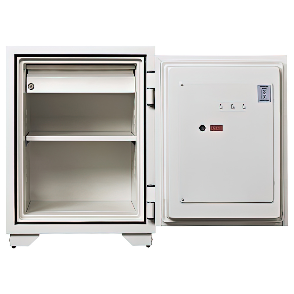 ダブルロック式 オフィス用耐火金庫 64L 幅500 奥行540 高さ695 中型