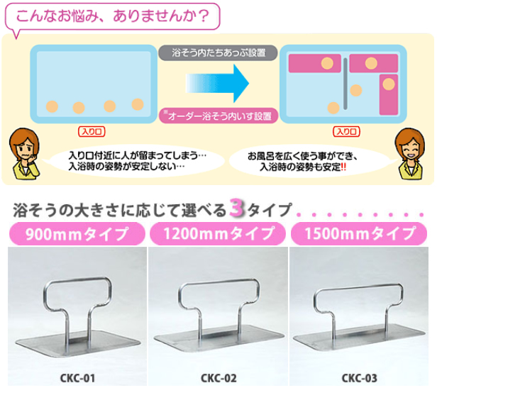 浴そう内たちあっぷ(CKC01)（小）｜福祉用具なら【矢崎化工kaigo-web】