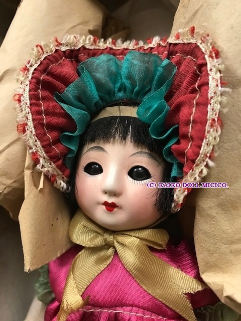 さくらビスク箱入り - 懐古どぉるMicico|和洋アンティークドール専門店