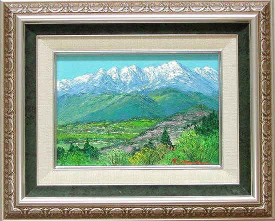 絵画「根子岳」2006 P10 油絵 絵画「根子岳」2006 P10 油絵 絵画