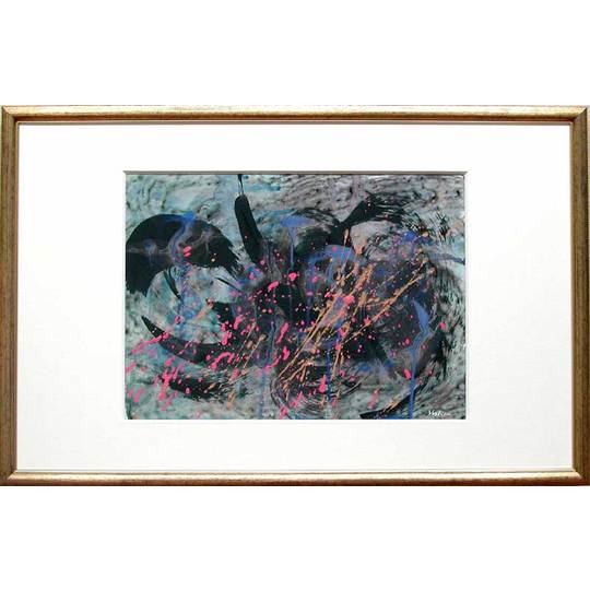 絵画（アクリル・パステル画） ノートルダム （藤田良美） 送料無料