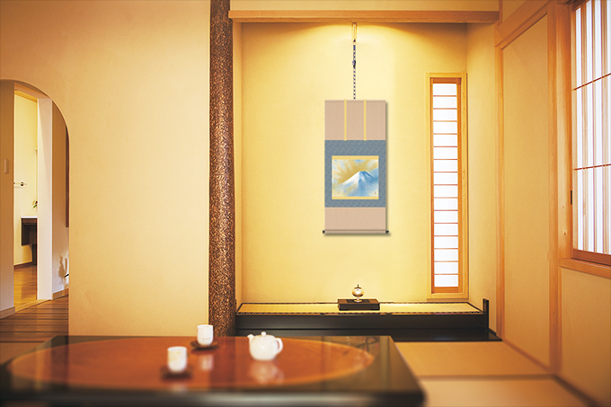 横山大観 無我（名画複製画） 尺五 特別価格 日本製 大観 玉堂 松園