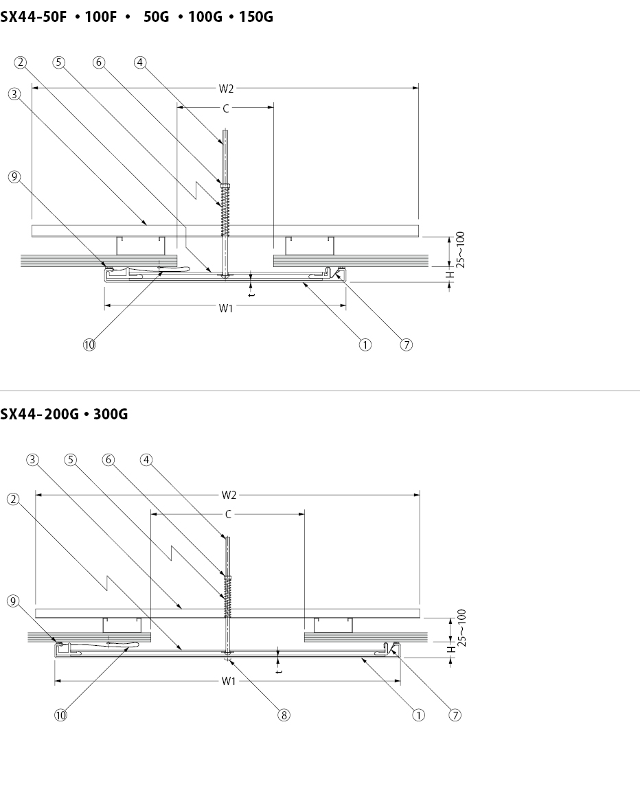 SX44 | EXジョイント建物用 | カネソウ株式会社 建設用金属製品の総合