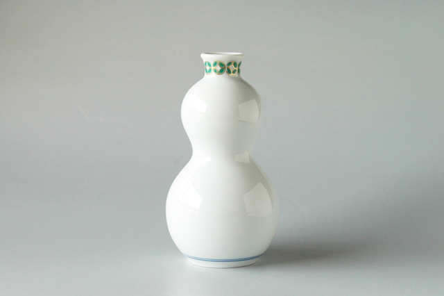 錦七宝（グリーン）徳利