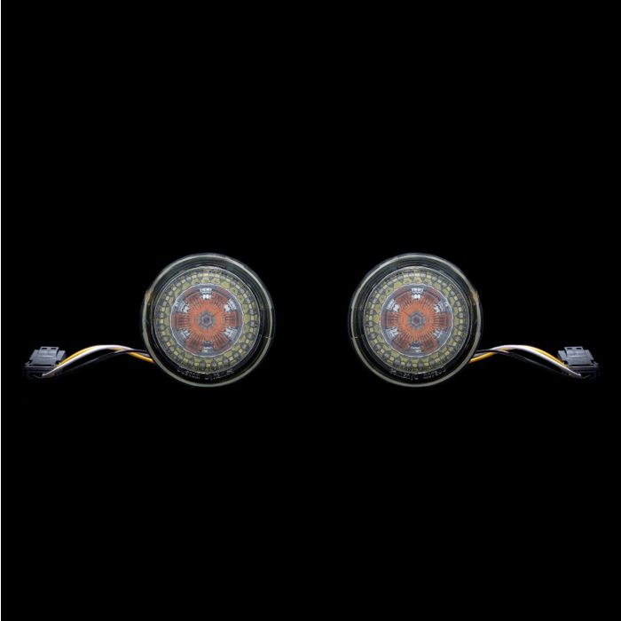 ダイナミックリング LED フロントウインカー 16-2023年CVO日本モデル用