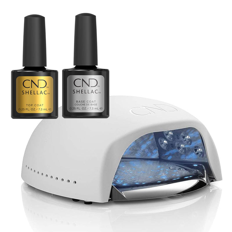 CND Shellac Gel Polish Original Top Coat & Base Coat 0.25oz + CND