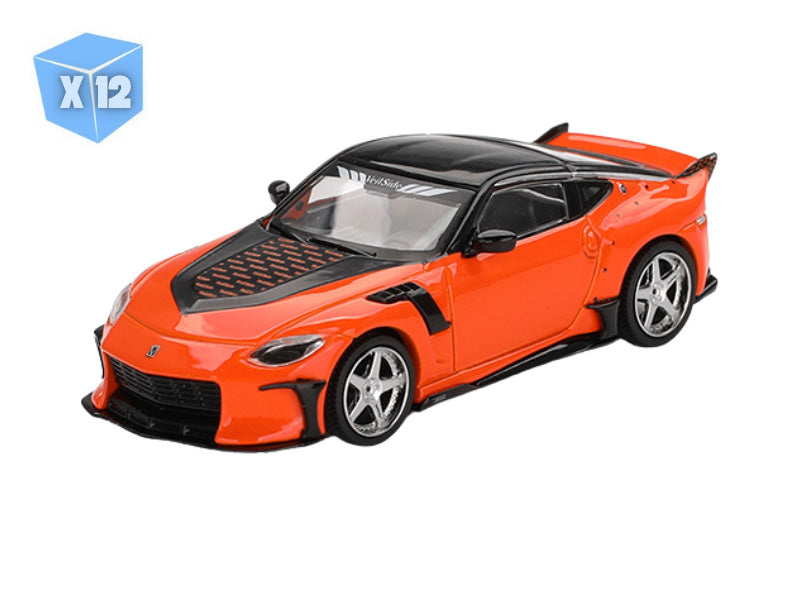 PRE-ORDER - 12 PACK Nissan Z VeilSide FFZ400 – Orange (Mini GT