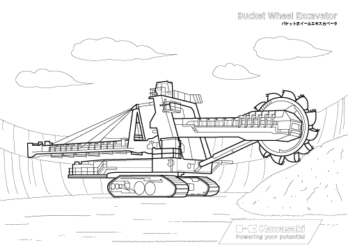 カワサキぬりえ / カワサキワールド