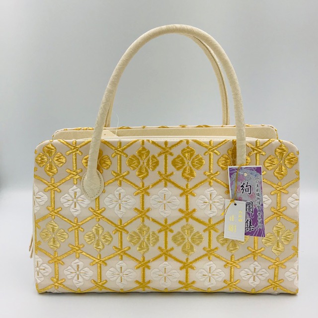 利休バッグ「唐織・絢爛集・山口美術織物帯地使用」お茶会やお稽古