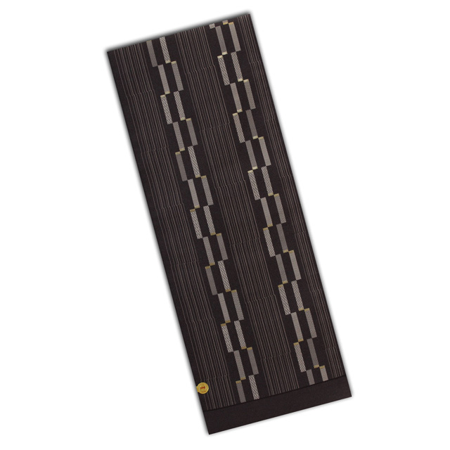 九寸名古屋帯(正絹)【弥栄織物謹製】「幾何学文様に有職文様の融合柄