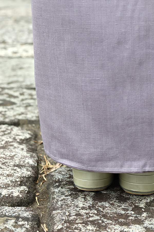 銀座【着物2967】本場結城紬 薄鼠色 無地 (反端証紙付) – 銀座きもの青木