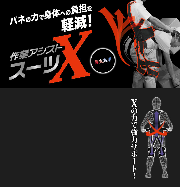 作業アシストスーツX | ファイルとテプラのキングジム