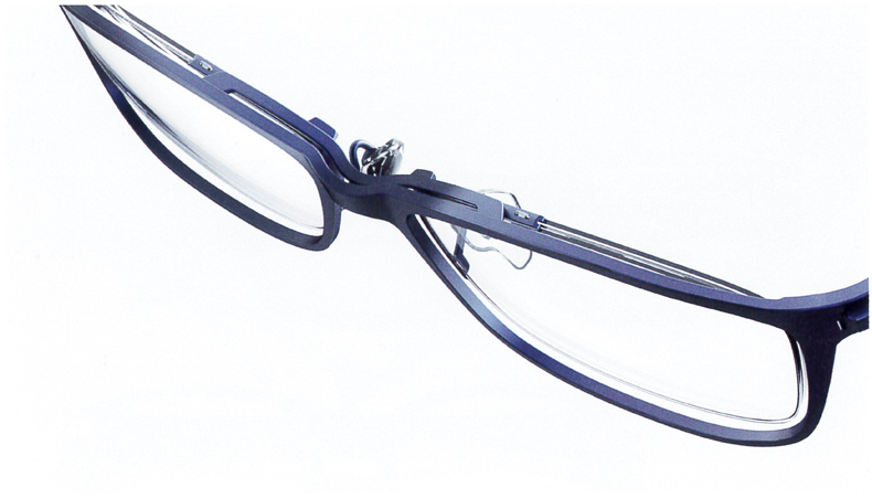 999'9(フォーナインズ)メタルダブルフロント構造メガネフレーム S-825T