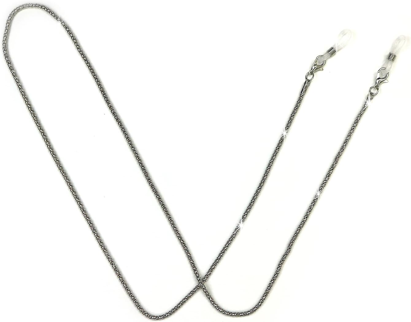 きらきらぷんぷん丸] メガネチェーン シルバー マスクチェーン メガネ