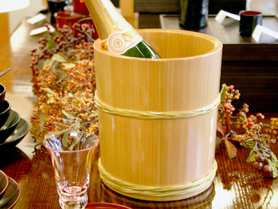 ワインクーラー竹タガ木曽さわら