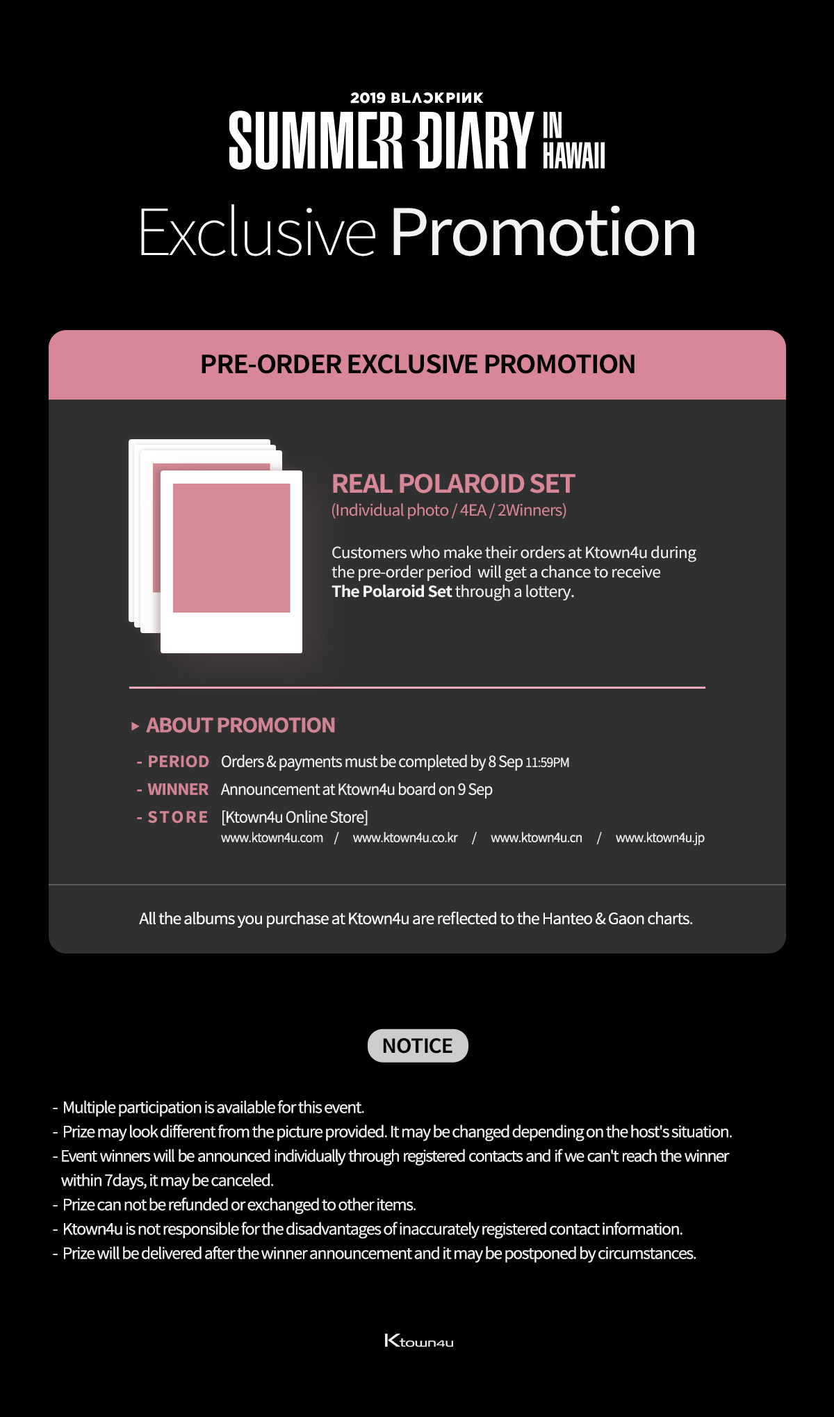 ktown4u.com : BLACKPINK - 2019 BLACKPINK'S SUMMER DIARY [IN HAWAII]