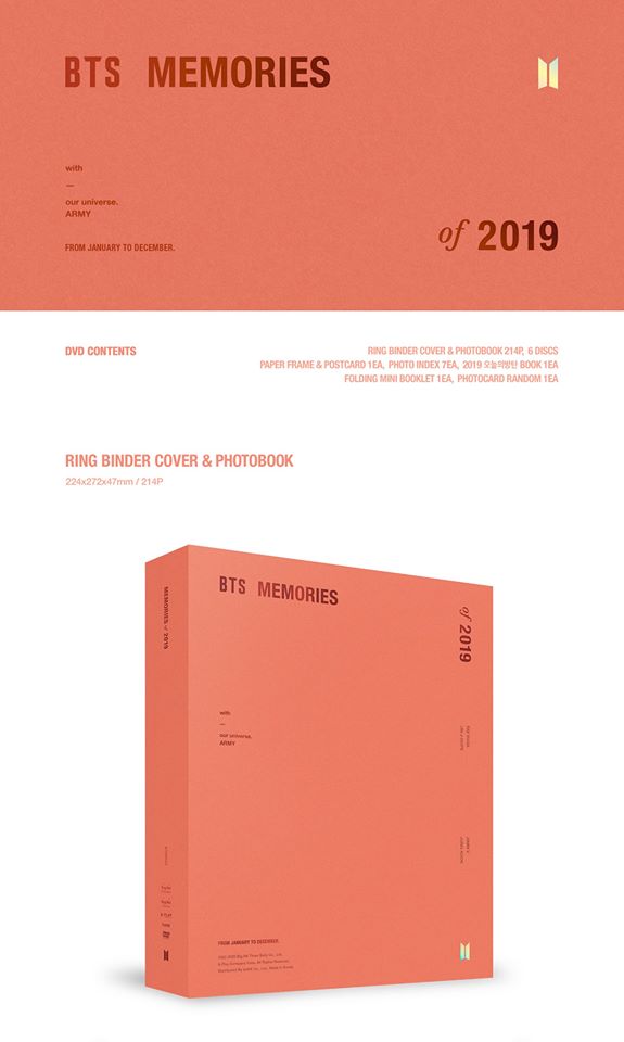 ktown4u.com : [DVD + PHOTOBOOK] BTS - BTS MEMORIES OF 2019 DVD +