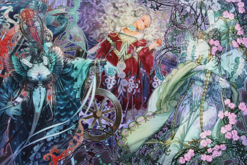 □1000ピースジグソーパズル 眠れる森の美女物語 《廃番商品