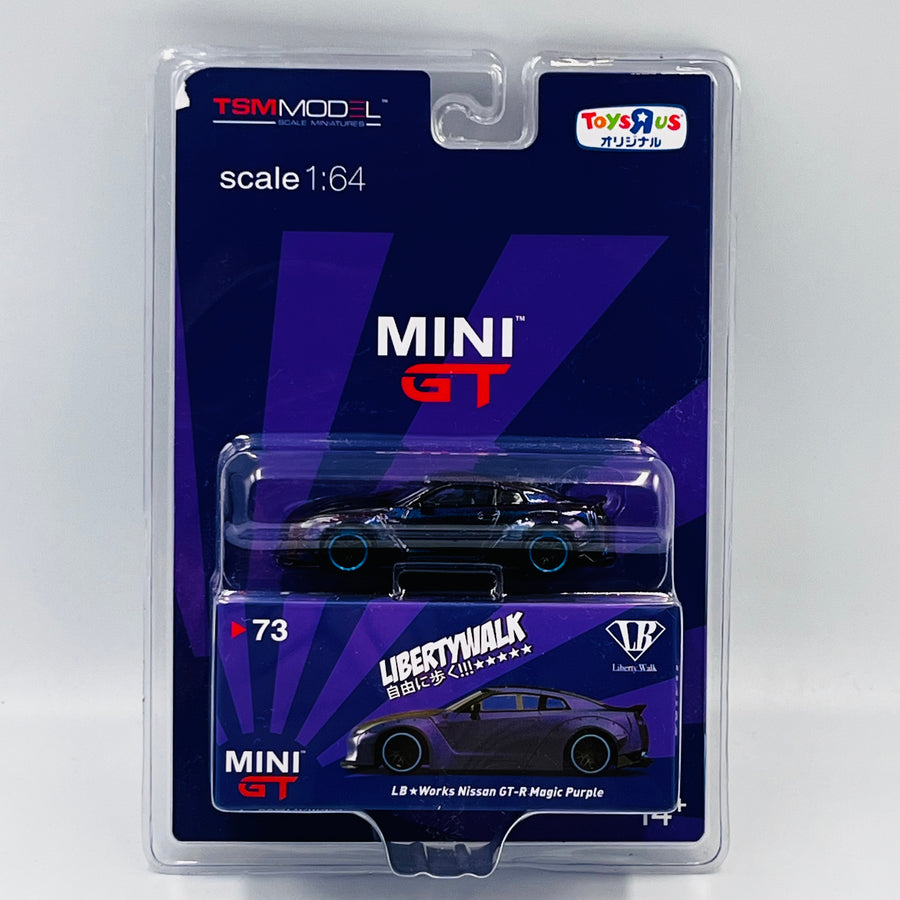LIBERTYWALK 1/64 Nissan GT-R R35 Type1 Magic Purple MGT00073-TRU