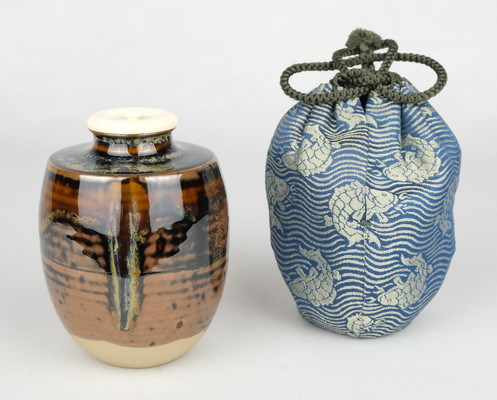 栗山園オンライン通販部 / 【出物】 高取肩衝茶入 亀井楽山