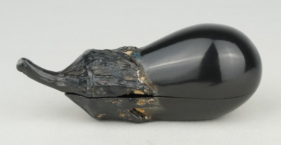 栗山園オンライン通販部 / 【出物】 乾漆茄子香合 中川正斉