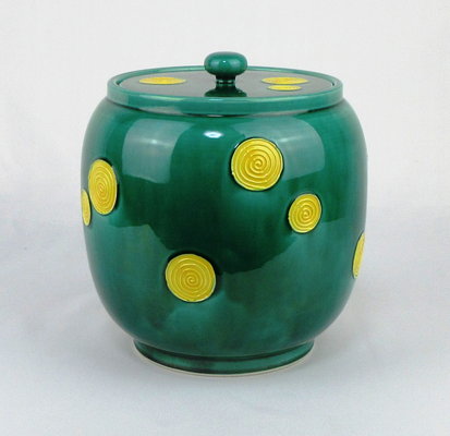 栗山園オンライン通販部 / 【出物】 青交趾渦皆具 翠嵐窯