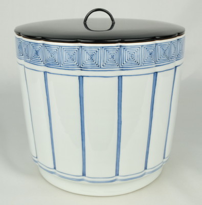 栗山園オンライン通販部 / 【出物】 染付桶側水指 西村徳泉