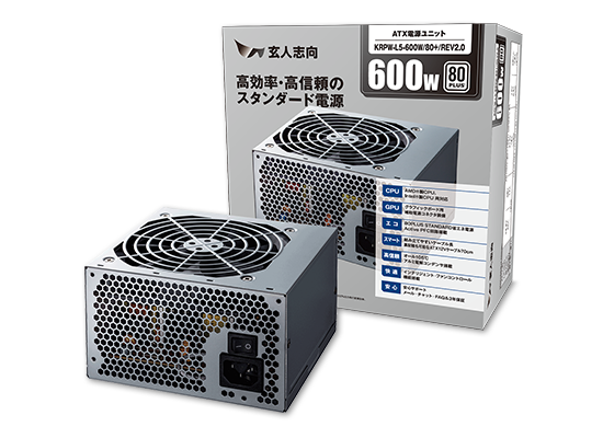 KRPW-L5-500W/80+/REV2.0 | KRPW-L5-500W/80+/REV2.0 | 玄人志向