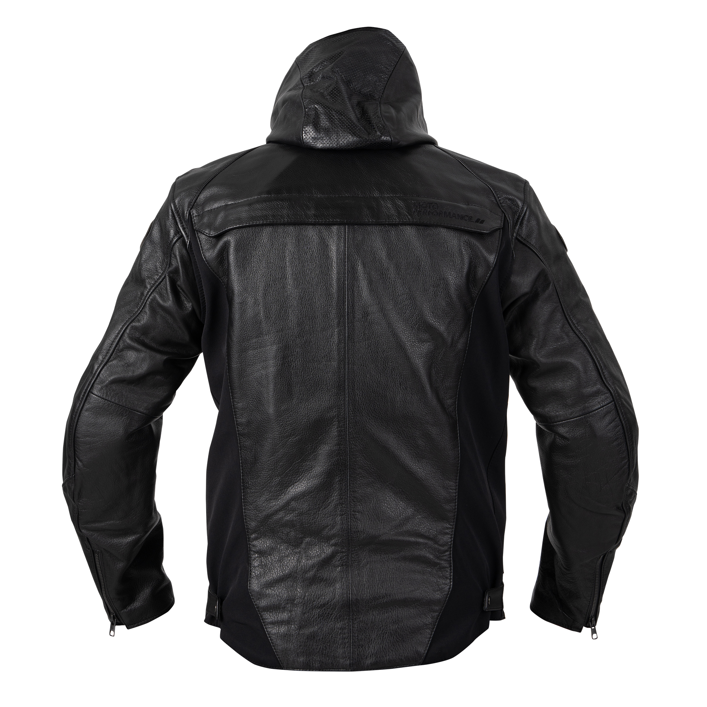 K-0717 legulator jacket(hoodied motorcycle leather jacket