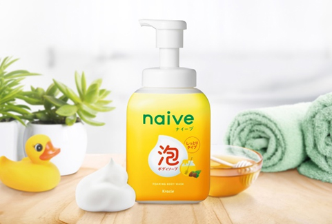 トイレタリー】 「ナイーブ」 泡で出てくるボディソープ はちみつ