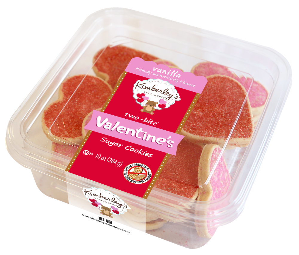 Kimberley's Bakeshoppe Mini Heart Vanilla Sugar Cookies, 10 oz