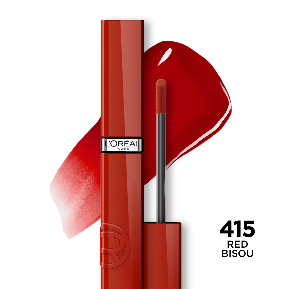 L'Oreal Paris Infallible Lacque Resistance Liquid Lipstick 415 Red