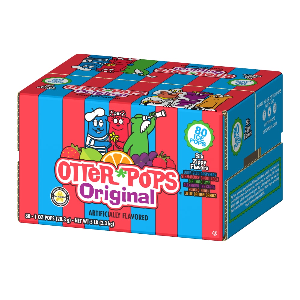 Otter Pops® Original Assorted Ice Pops, 80 ct / 1 oz - Kroger