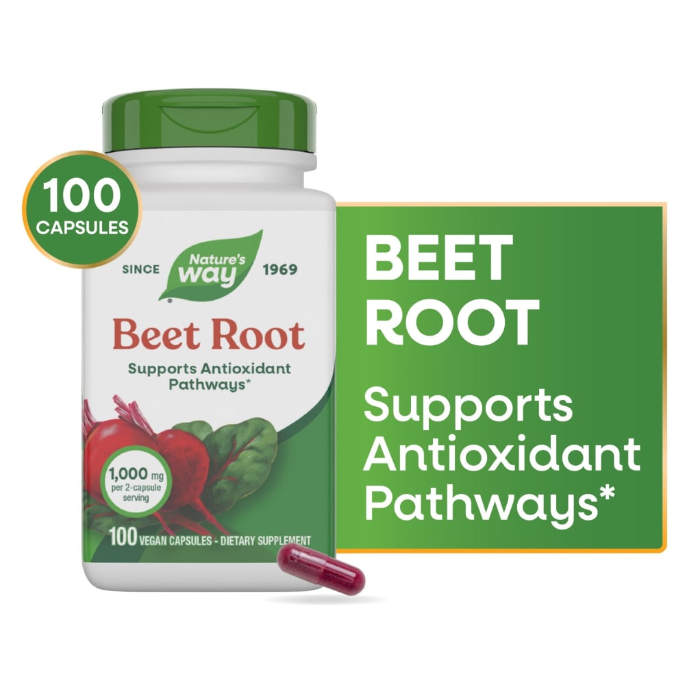 Nature's Way Beet Root Supports Antioxidant Pathways Vegan