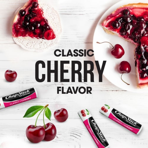 ChapStick Classic Cherry Flavored Lip Balm, 3 ct - Jay C Food Stores