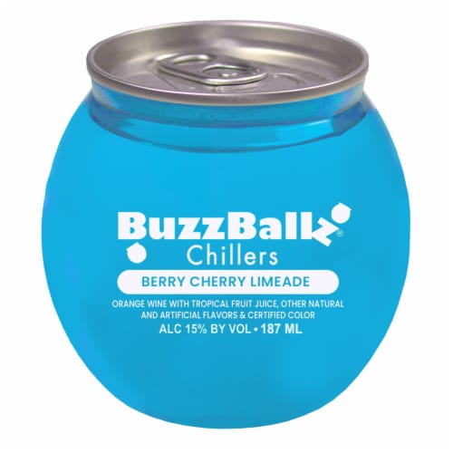 BuzzBallz Berry Cherry Limeade Wine Chillers 30 Proof, 187 ML - Kroger