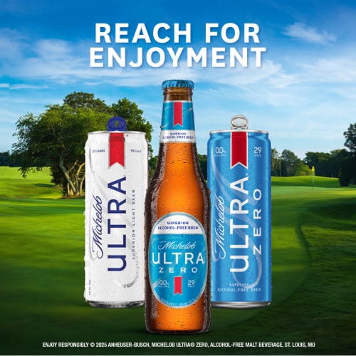 Michelob Ultra ZERO Non-alcoholic American Lager Beer, 12 cans