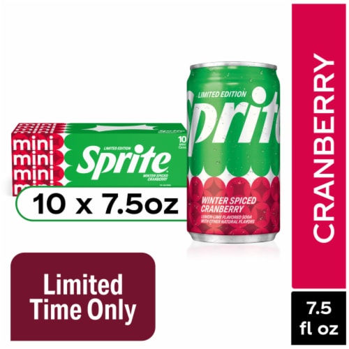 Sprite® Winter Spiced Cranberry Caffeine Free Soda Fridge Pack