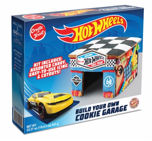 Create A Treat Hot Wheels Cookie Garage Gingerbread Kit, 1 ct