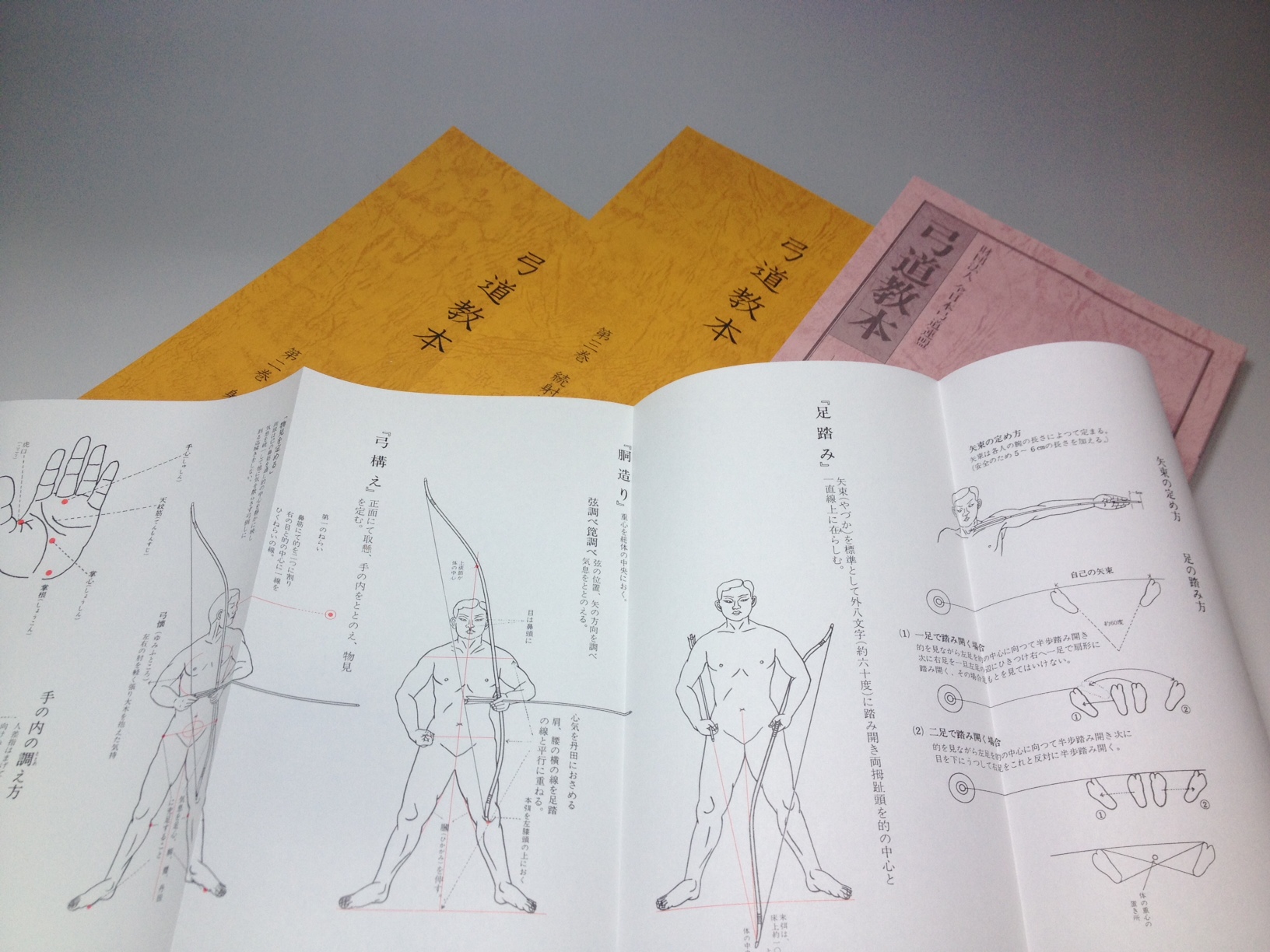 本 弓道 和弓 弓道教本（1巻～4巻） セット 全日本弓道連盟 発行