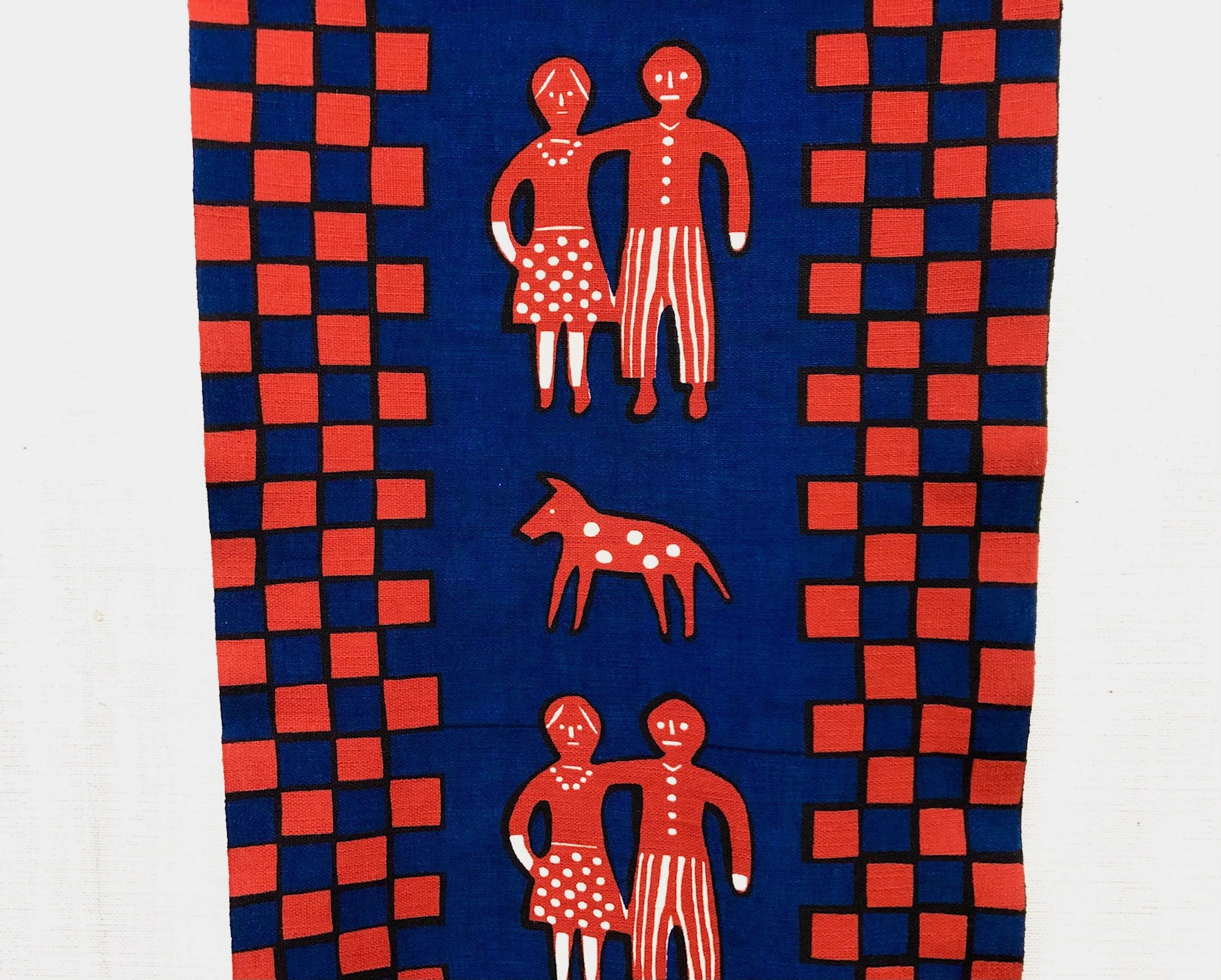 柚木沙弥郎 小巾布 仲良し