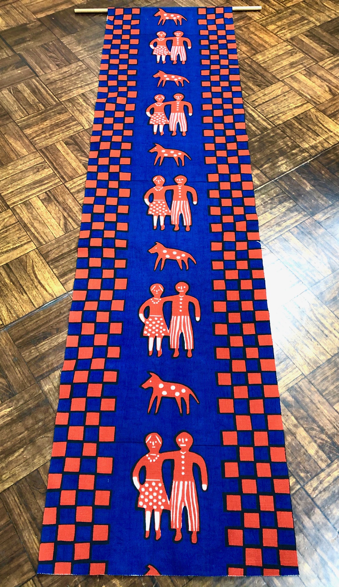 柚木沙弥郎 小巾布 仲良し