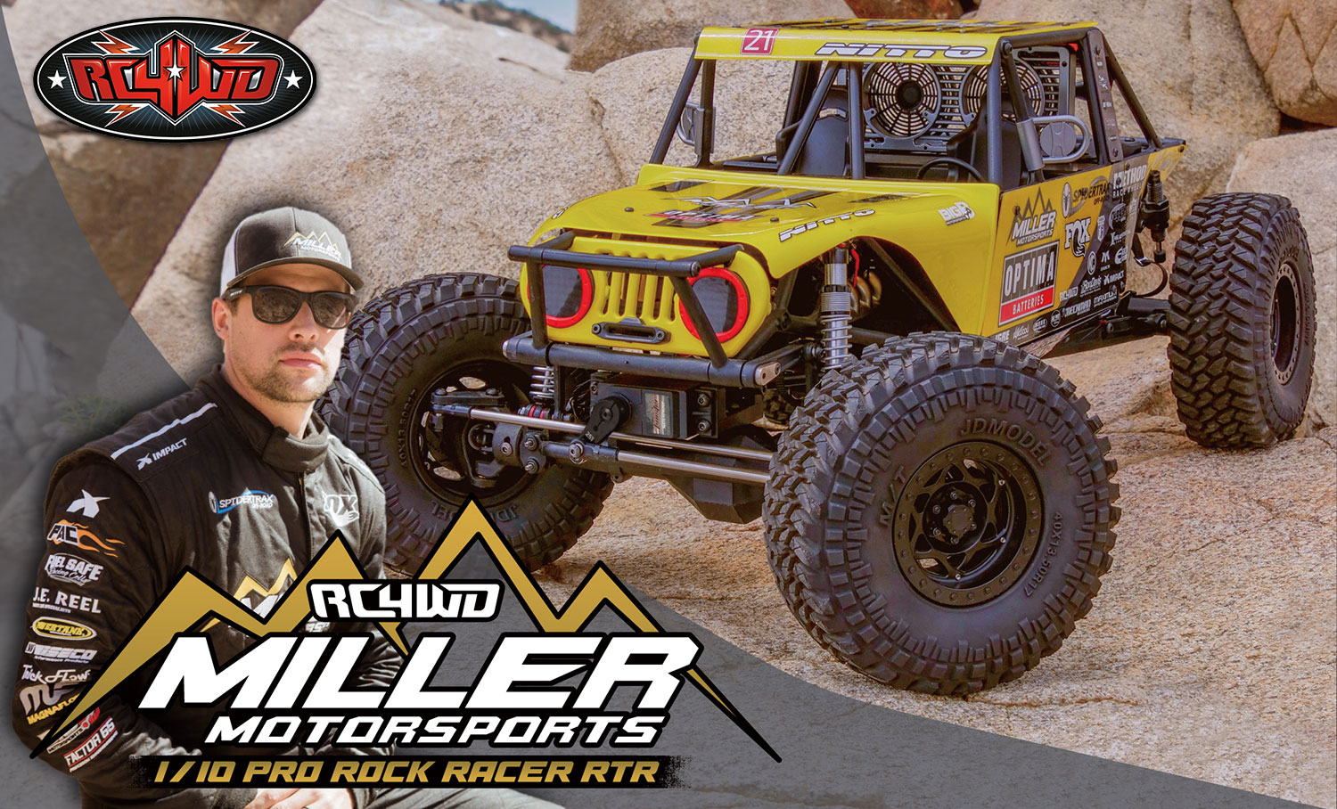 RC4WD Miller Motorsports 1/10 Pro Rock Racer RTR (RC4ZRTR0061