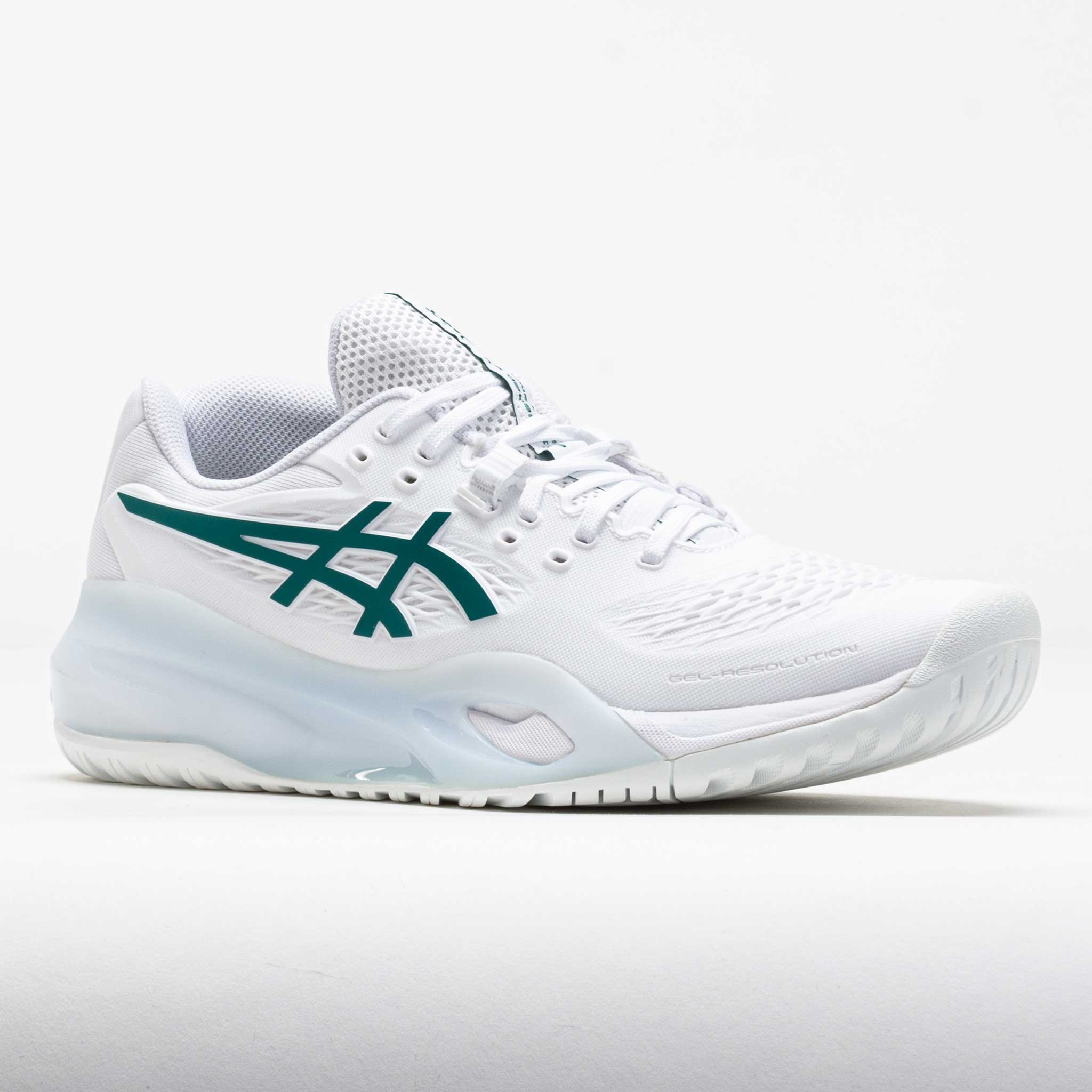 ASICS GEL-Resolution X Men's White/Pitch Green – Holabird Sports