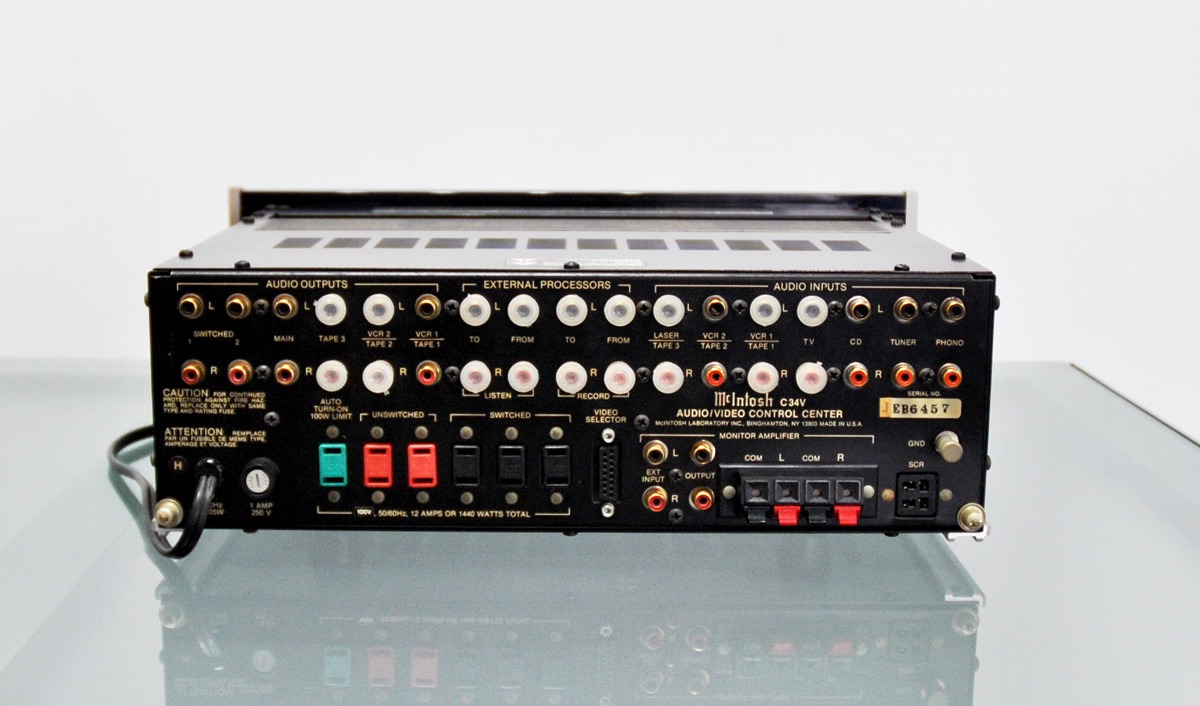 ホーム商会 ｜ オーディオショップ ｜ McIntosh C34V 委託販売品・中古